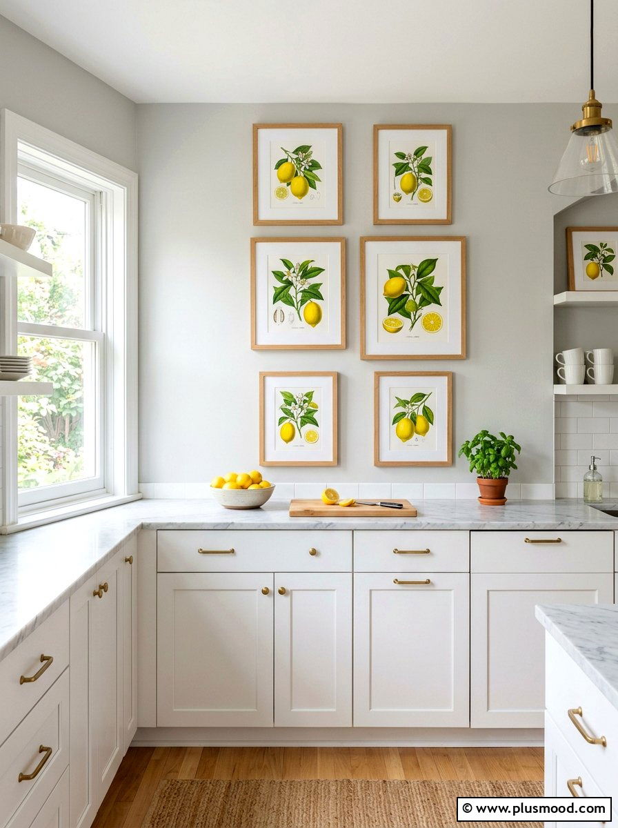 Lemon Wall Art Kitchen - 25 summer kitchen decor ideas with lemons