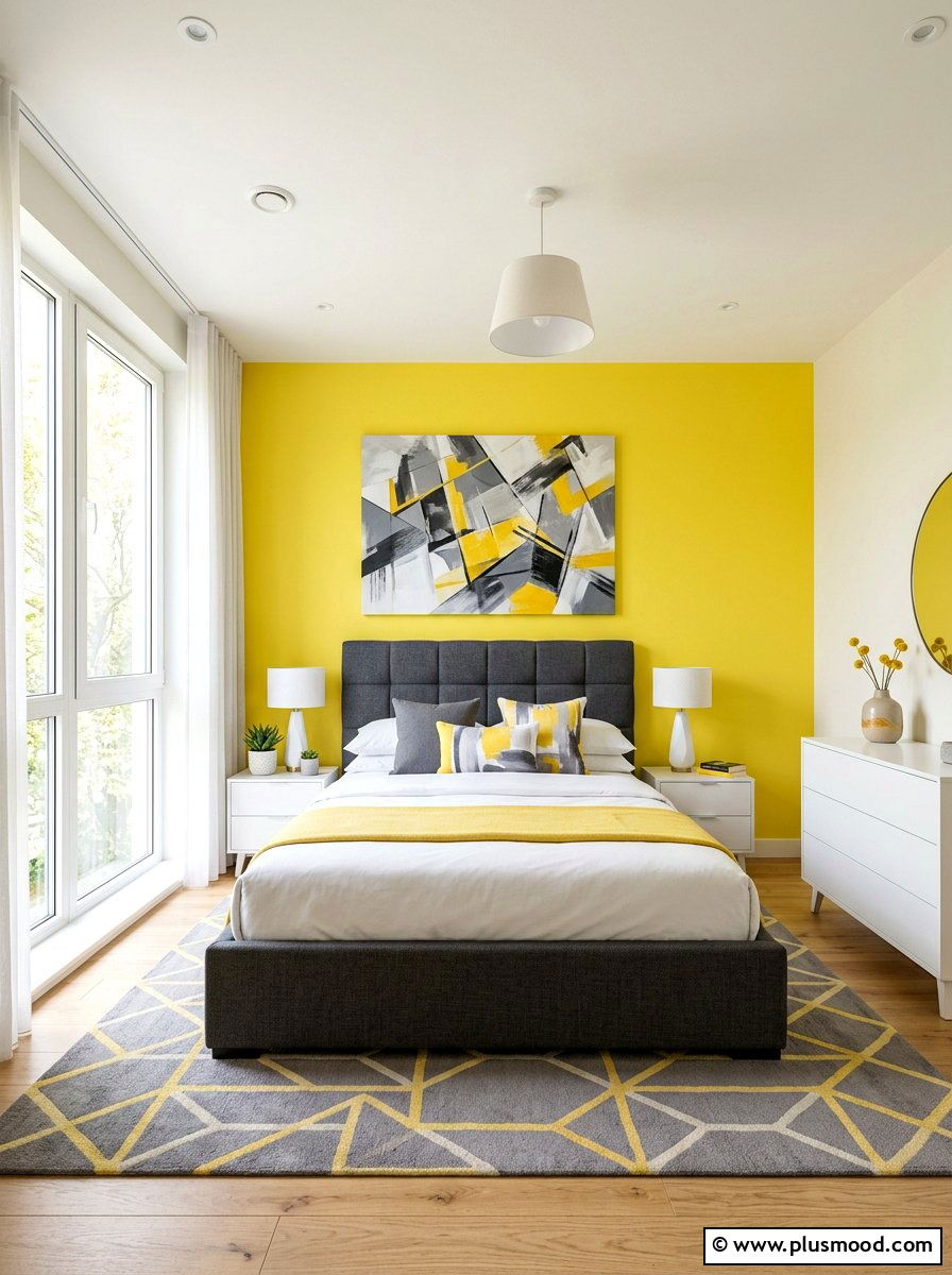 Lemon Yellow Bedroom - 25 summer bedroom color ideas