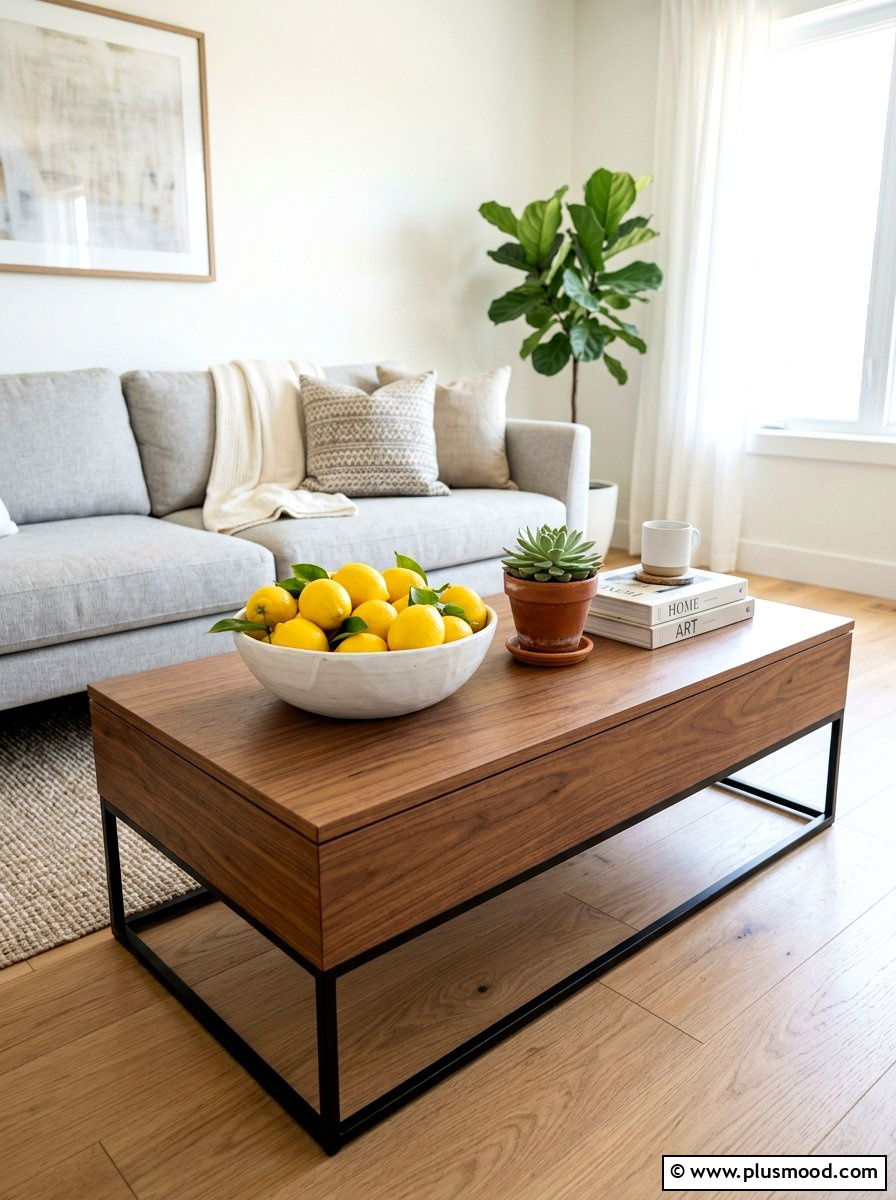 Lemon bowl coffee table - 25 summer citrus home decor ideas