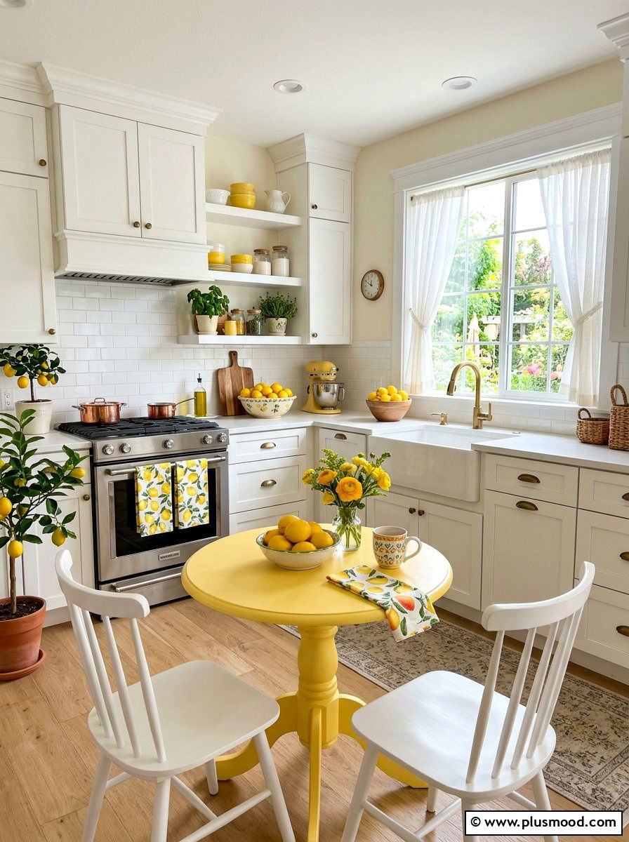 Lemon kitchen - 25 bright summer decor ideas