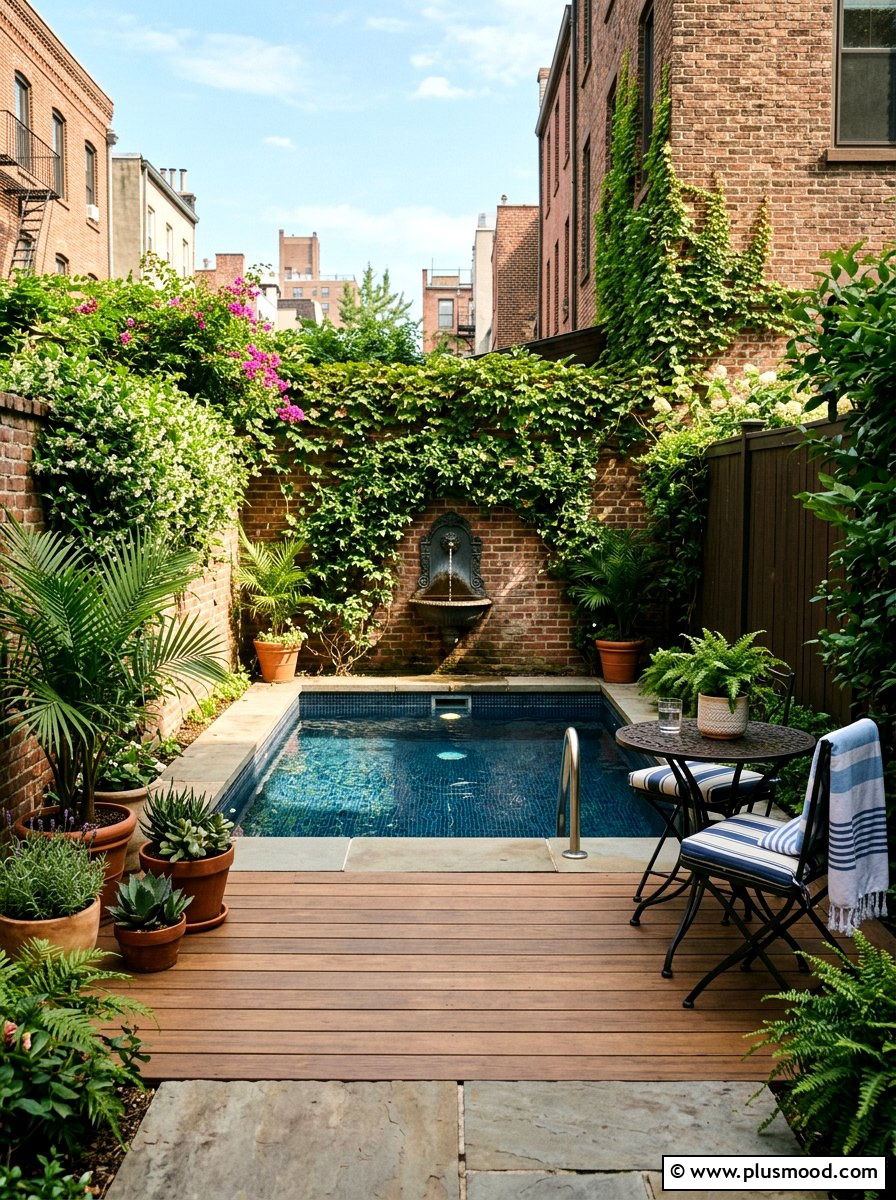 Leyland cypress backyard pool hedge - 25 pool landscaping ideas with privacy hedge