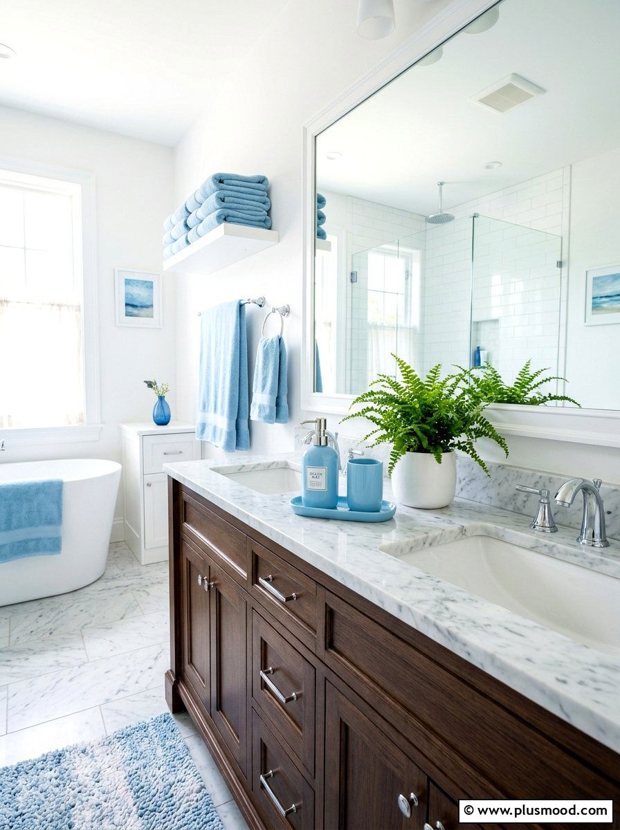 Light Blue Bathroom Decor - 25 warm weather transition decor ideas