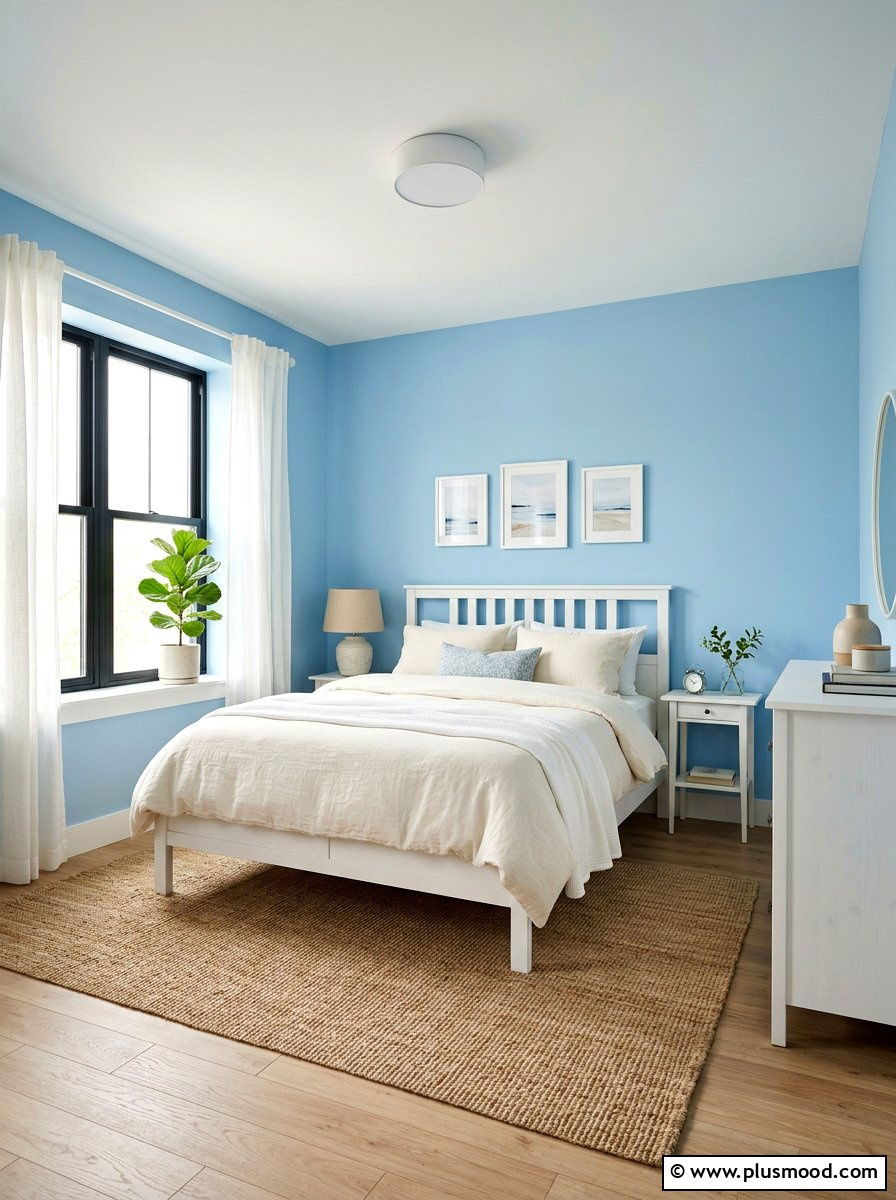 Light Blue Bedroom Walls - 25 beachy summer bedroom ideas