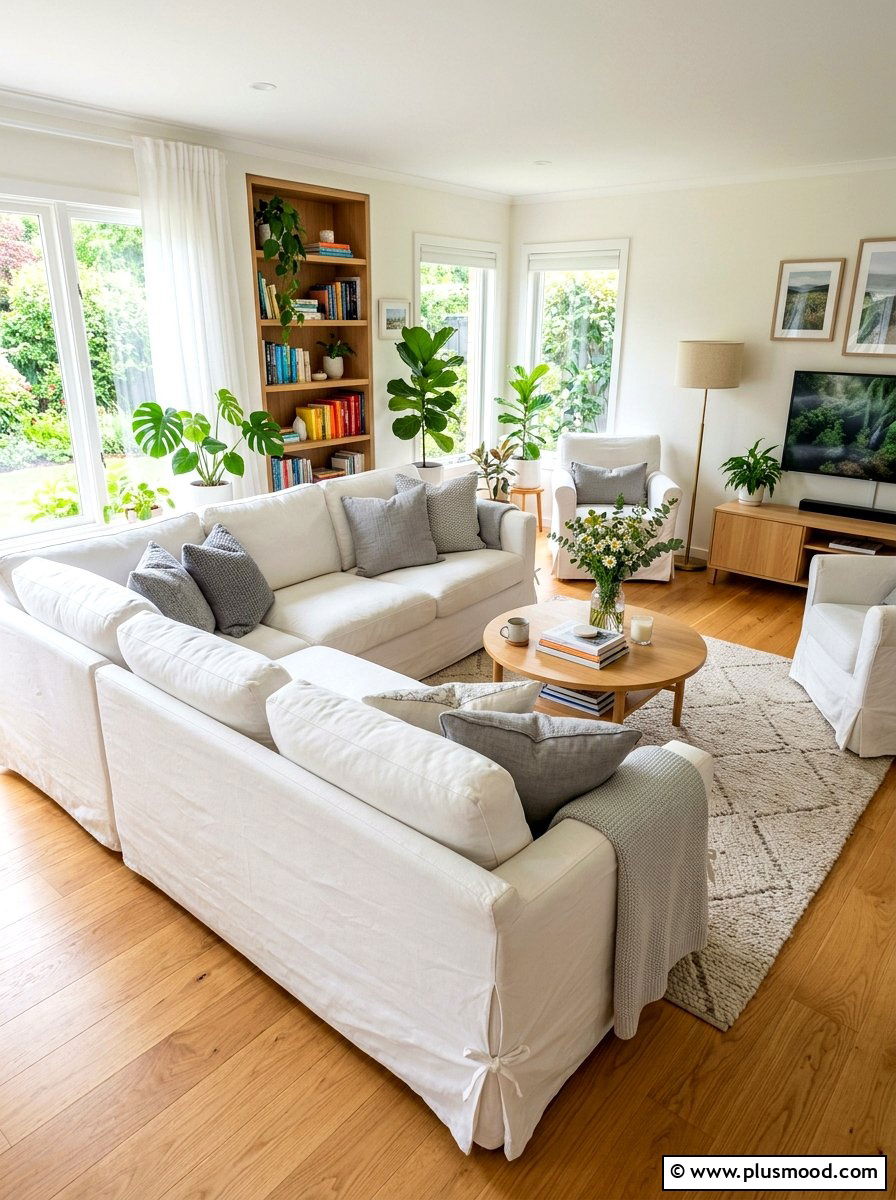 Light Furniture Slipcovers - 25 summer home refresh ideas