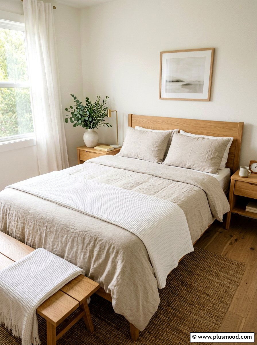 Light Linen Bedding - 25 best summer home decor ideas