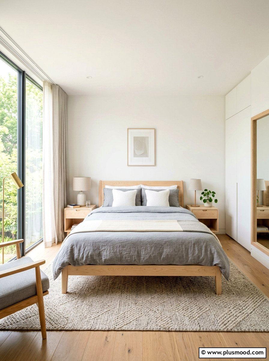 Light Wood Bed - 25 best summer bedroom ideas