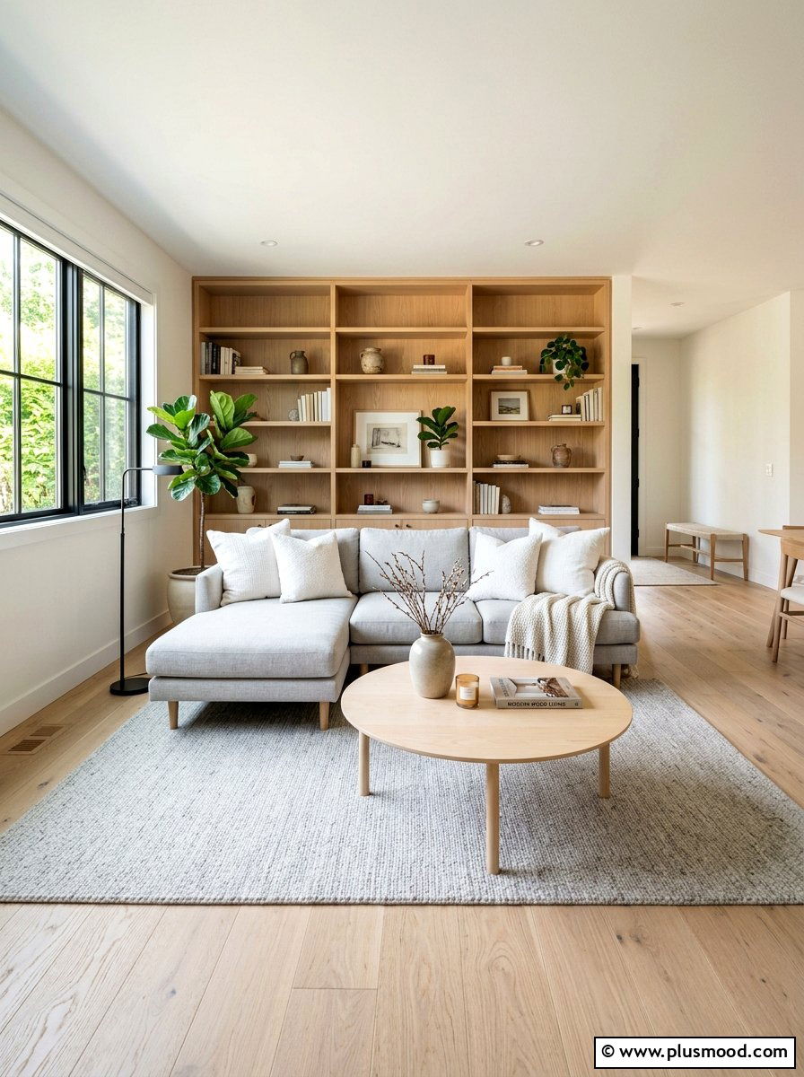 Light Wood Living Room - 25 modern summer living room ideas