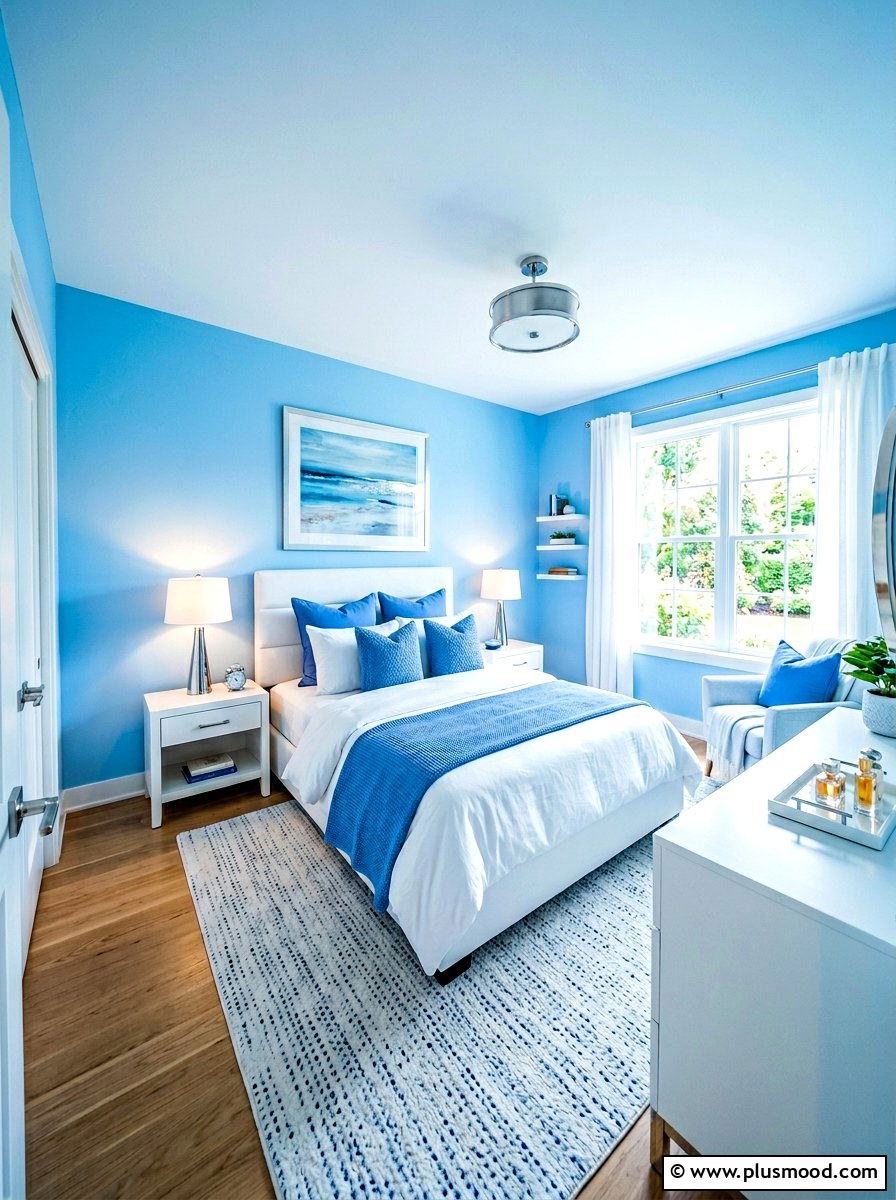 Light blue bedroom - 25 summer teen bedroom ideas