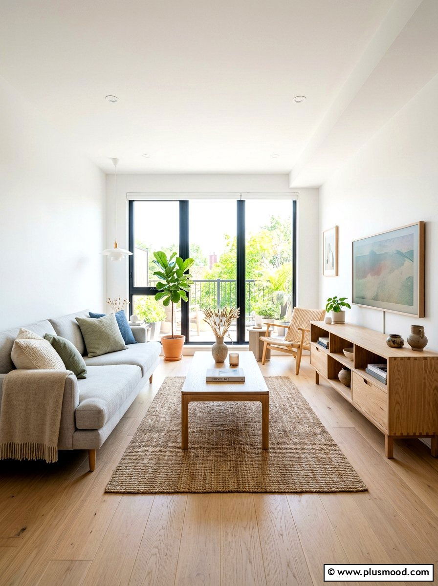 Light wood furniture - 25 summer living room styling ideas