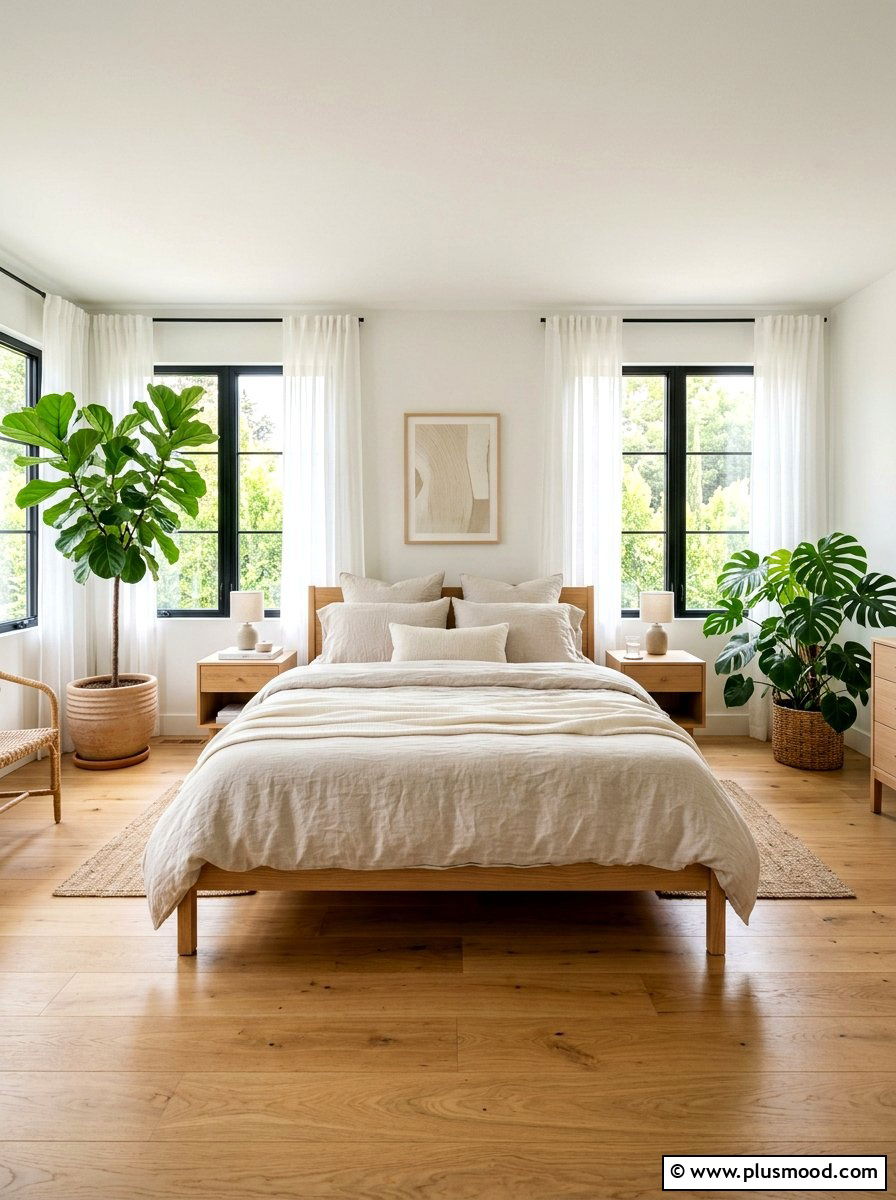 Lightweight Linen Bedding - 25 summer bedroom ideas on a budget