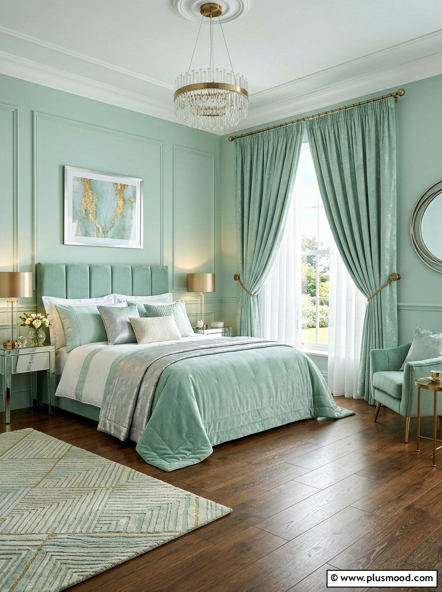 Lightweight Velvet Curtains - 25 summer curtains ideas for bedroom