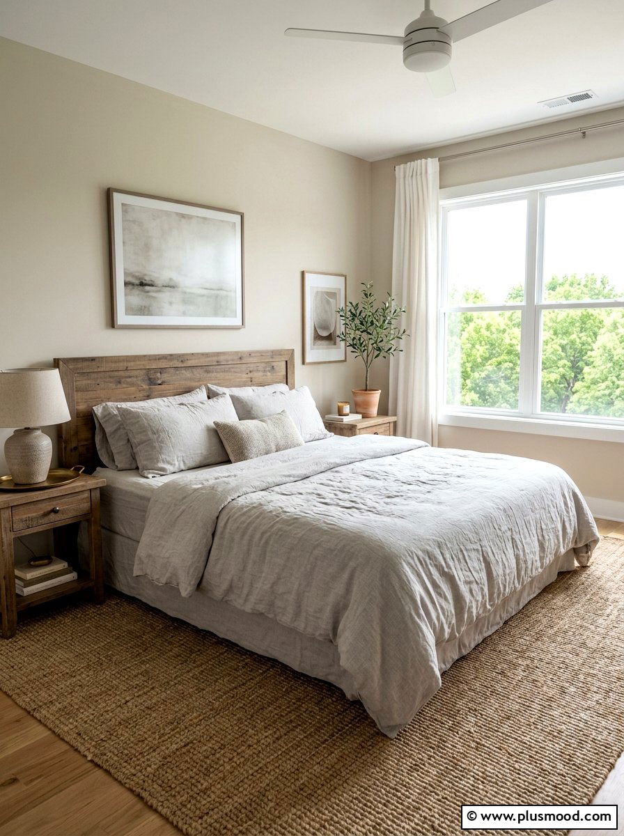 Linen Bedding Room - 25 summer boho decor ideas