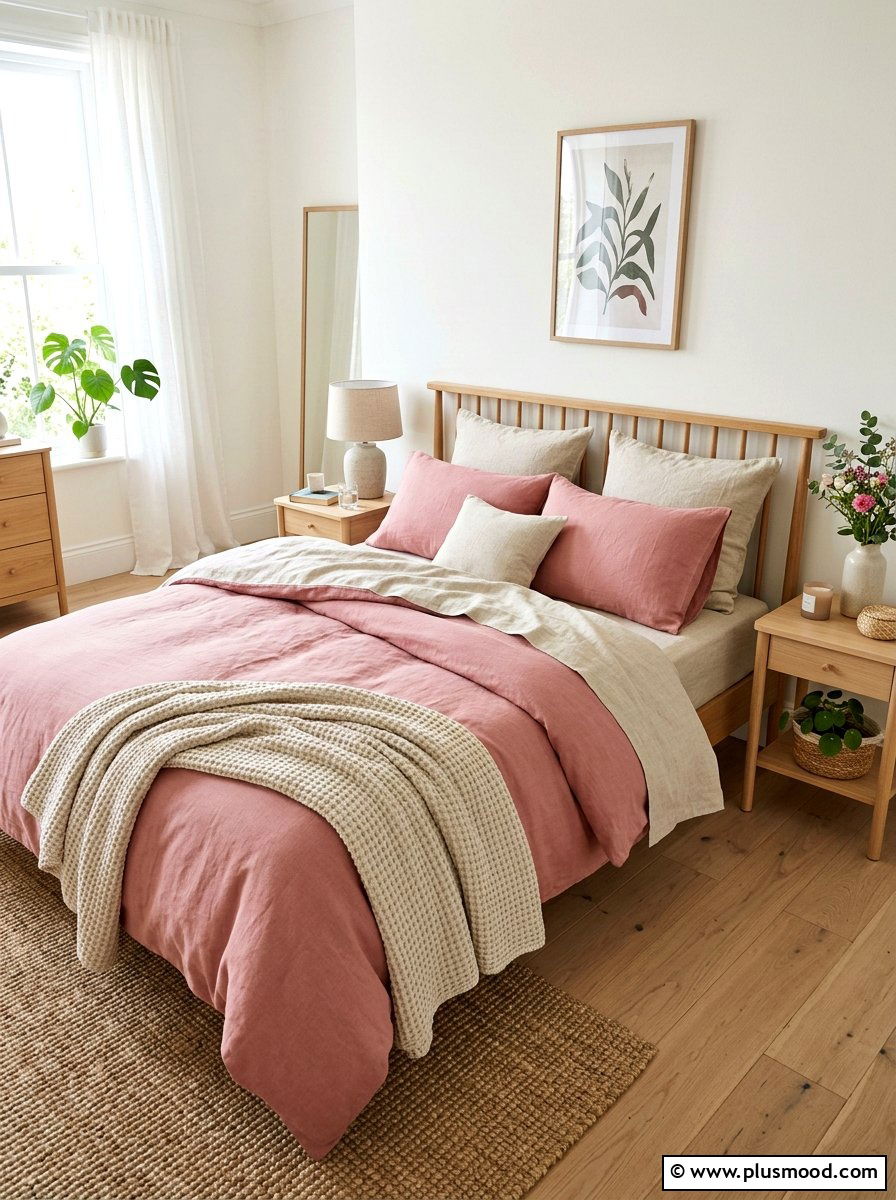 Linen Bedding Setup - 25 fresh summer decorating ideas