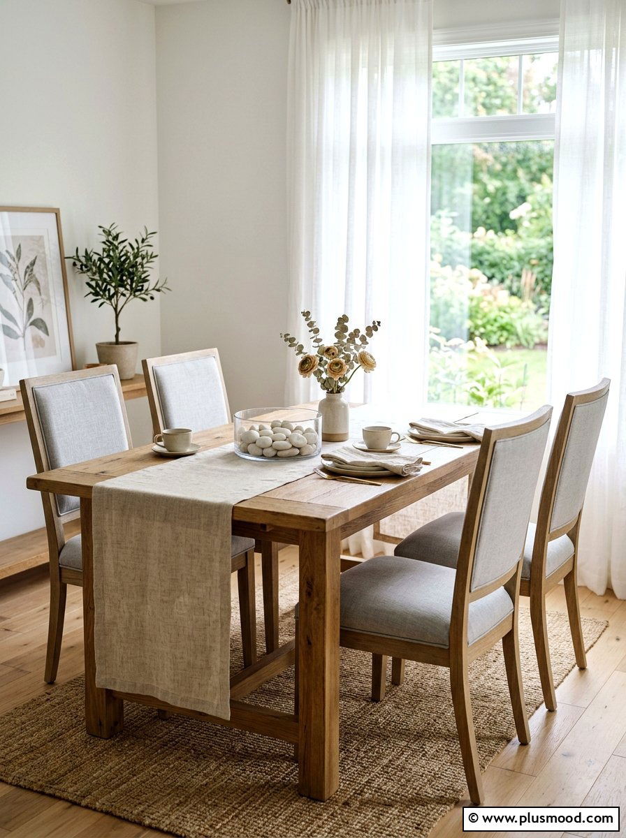 Linen Breakfast Nook - 25 summer breakfast nook decor ideas