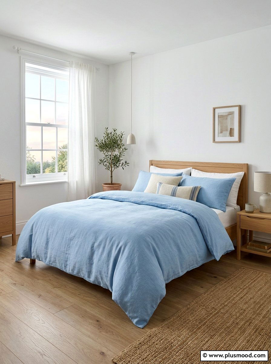 Linen Duvet Cover - 25 summer linen decor ideas