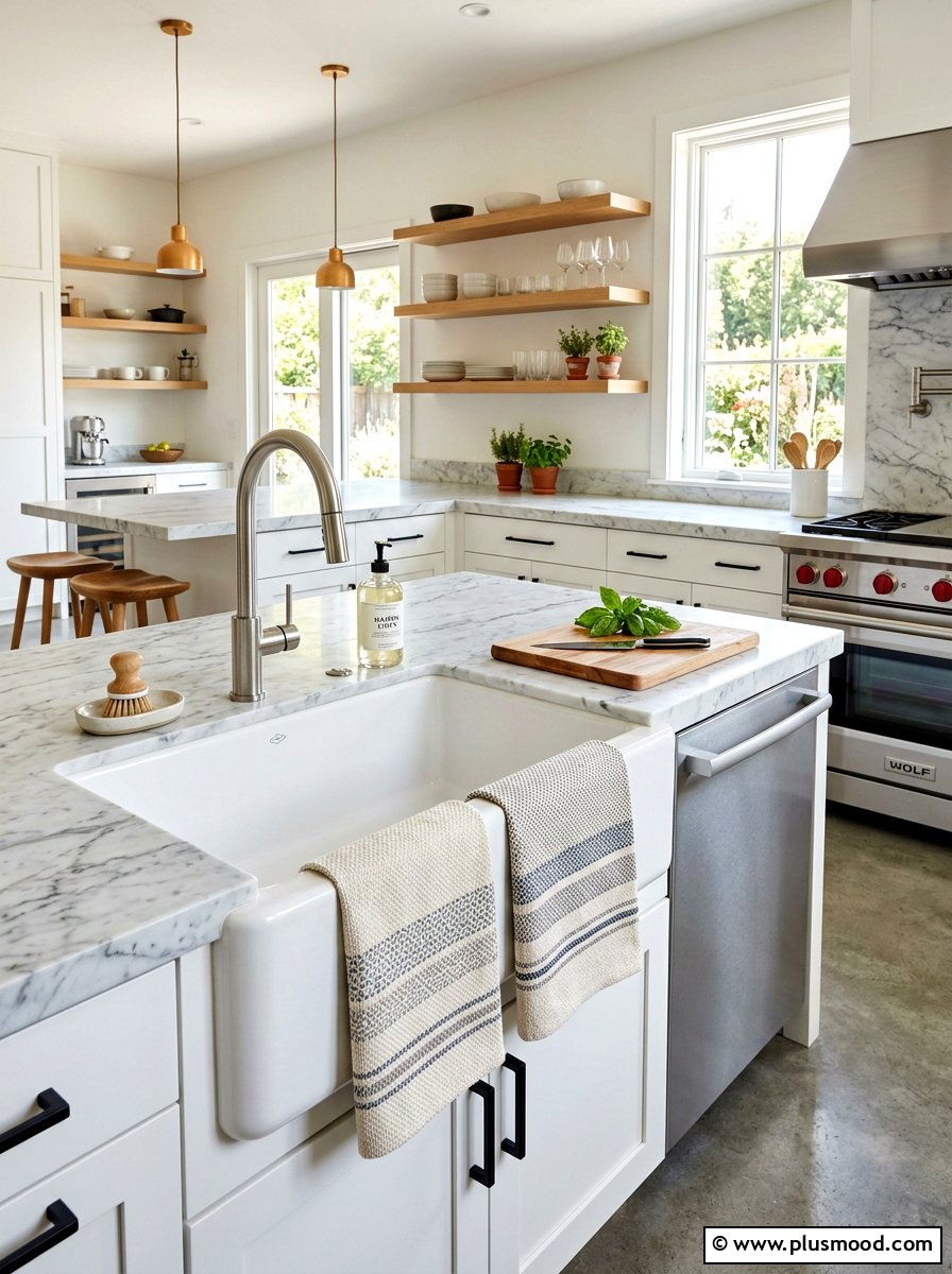 Linen Hand Towels - 25 summer linen decor ideas