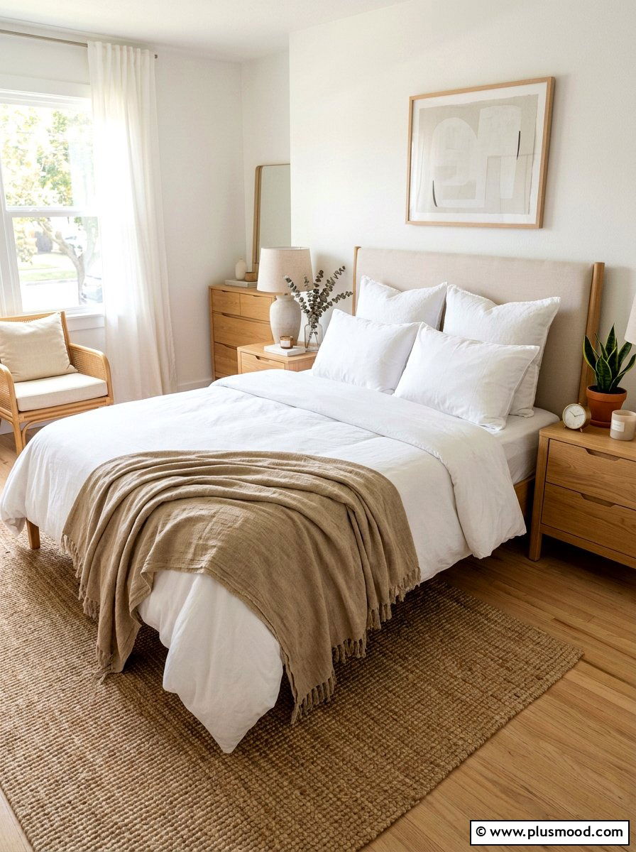 Linen Throw Blanket - 25 late summer home decor ideas