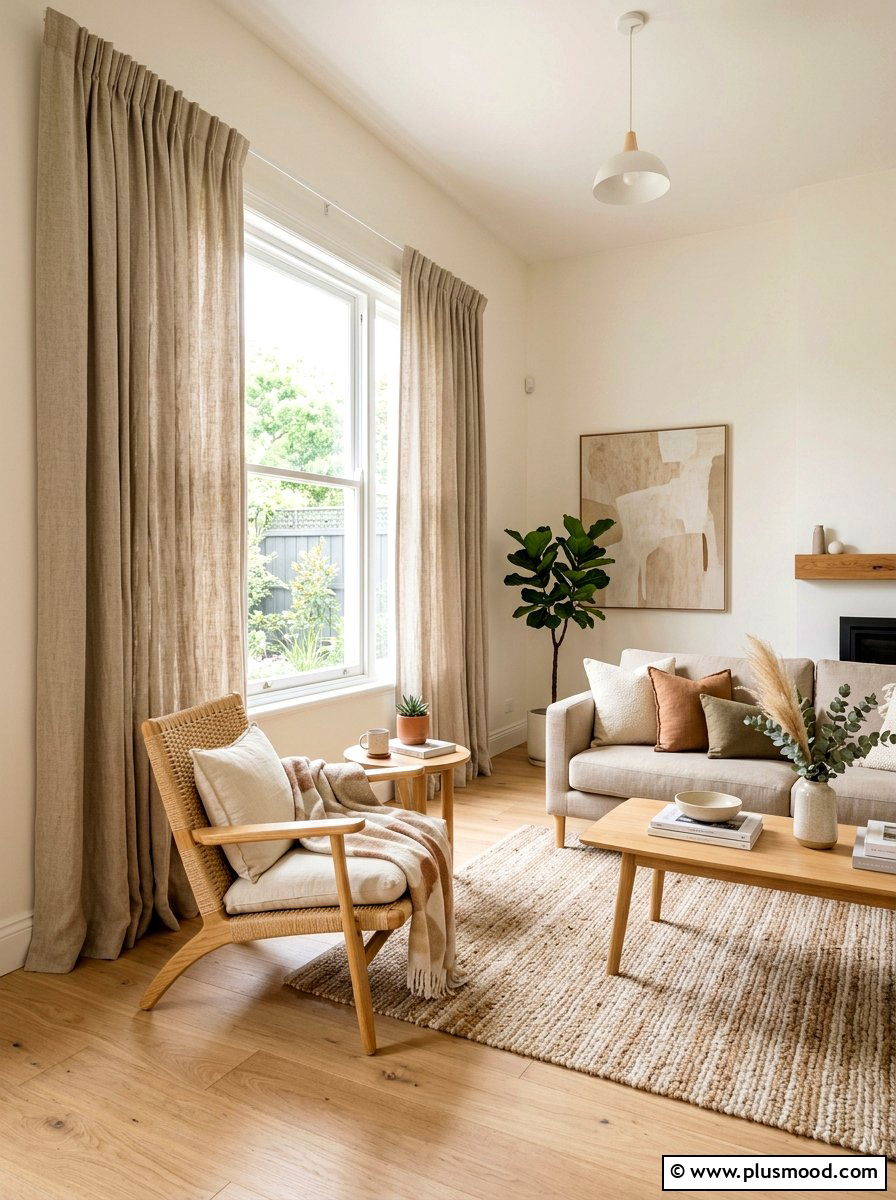 Linen Window Curtains - 25 summer linen decor ideas