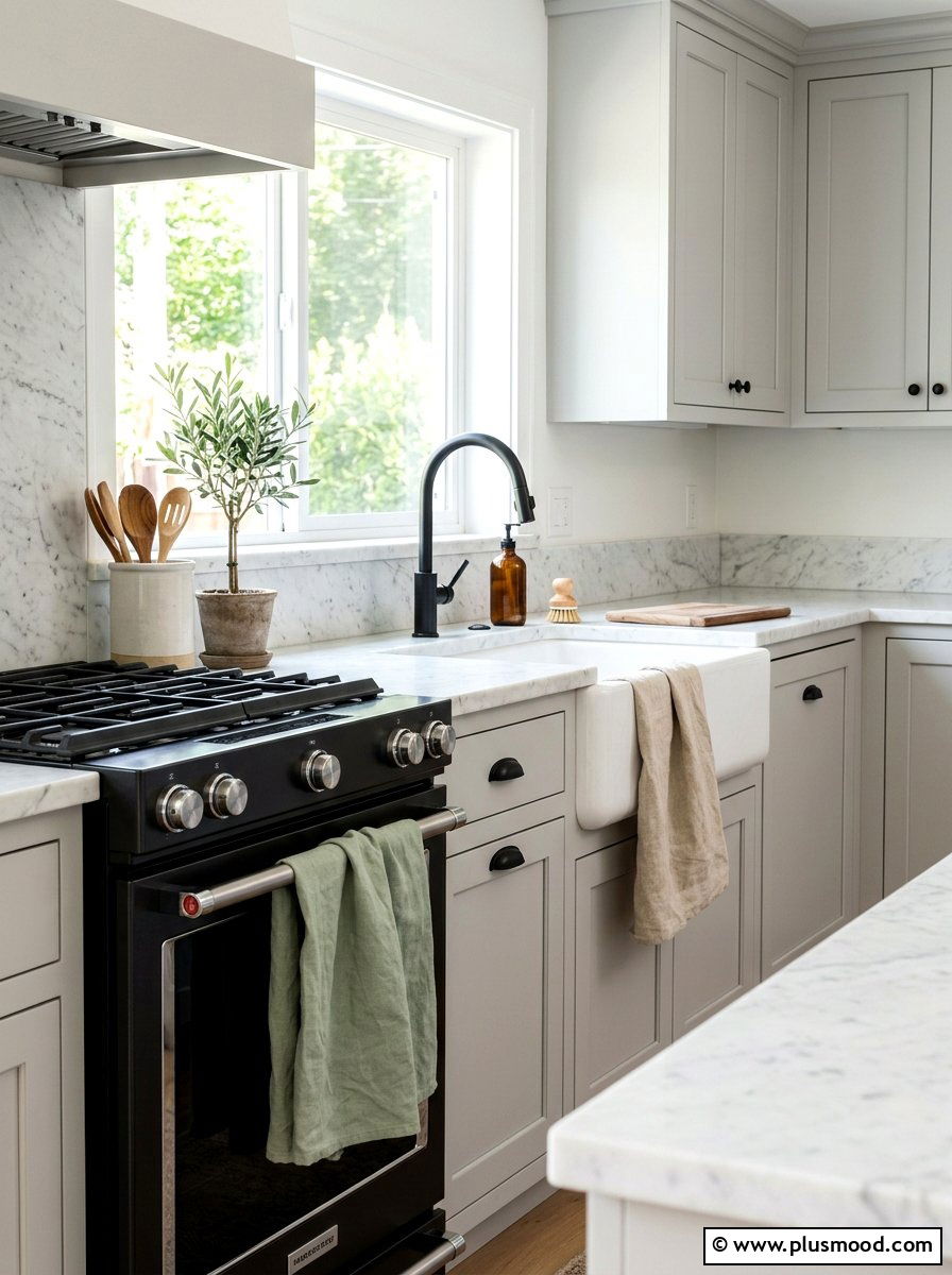 Linen kitchen towels - 25 summer kitchen decor ideas