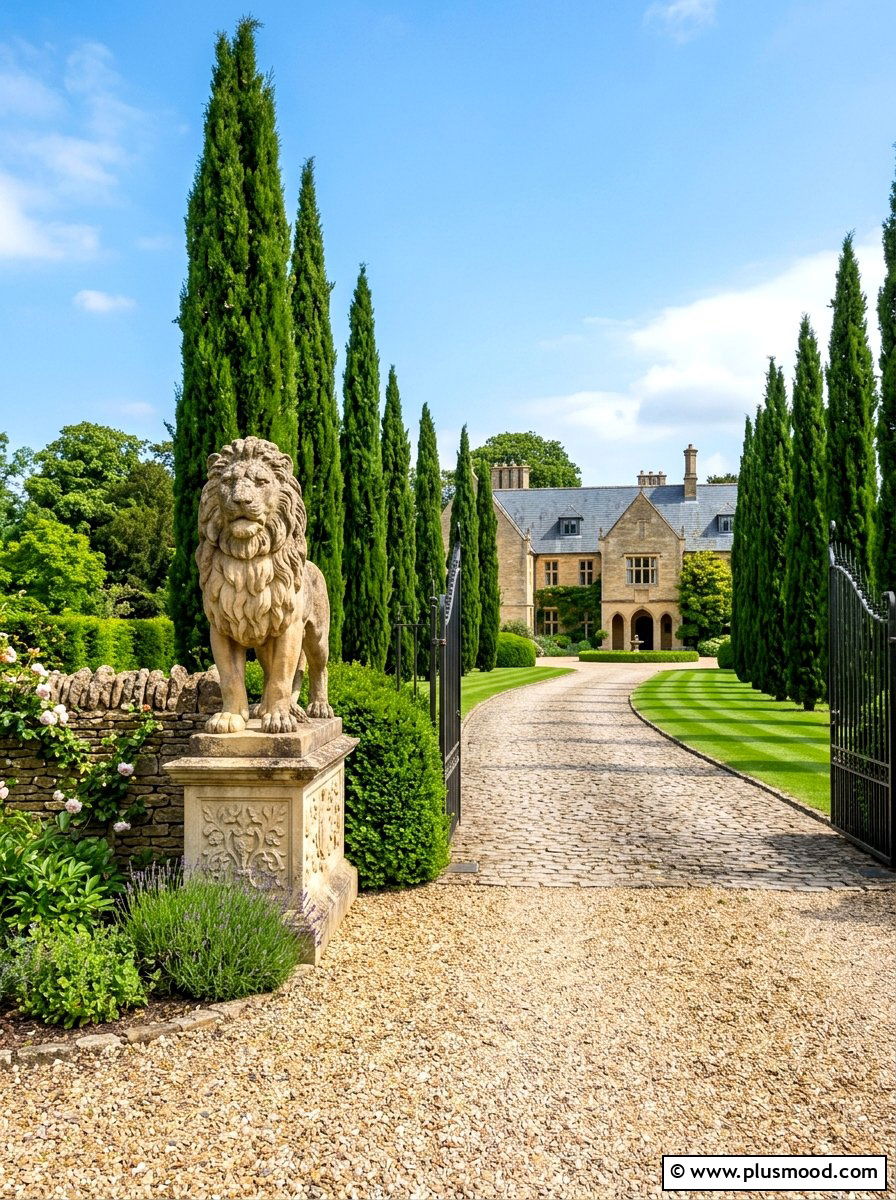 Lion Garden Statue - 25 summer garden statue ideas