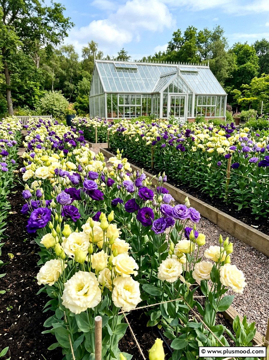 Lisianthus Garden - 25 summer cutting garden ideas