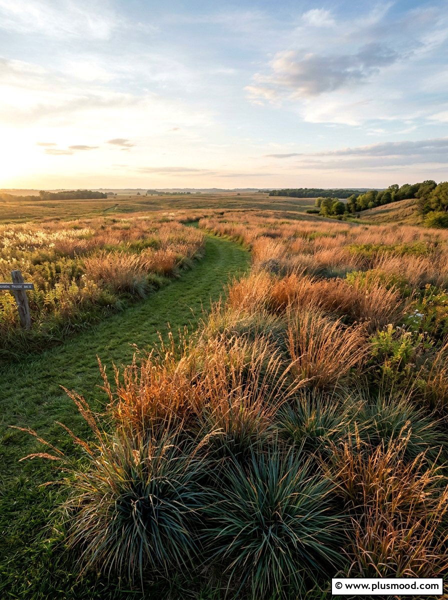 Little Bluestem Prairie - 25 summer native plant landscaping ideas