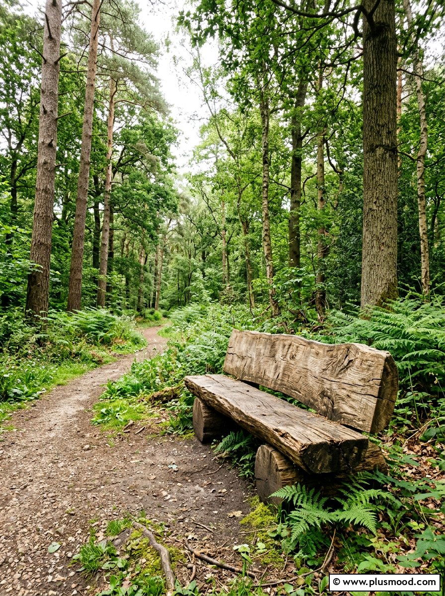 Log bench seating - 25 summer rustic backyard ideas