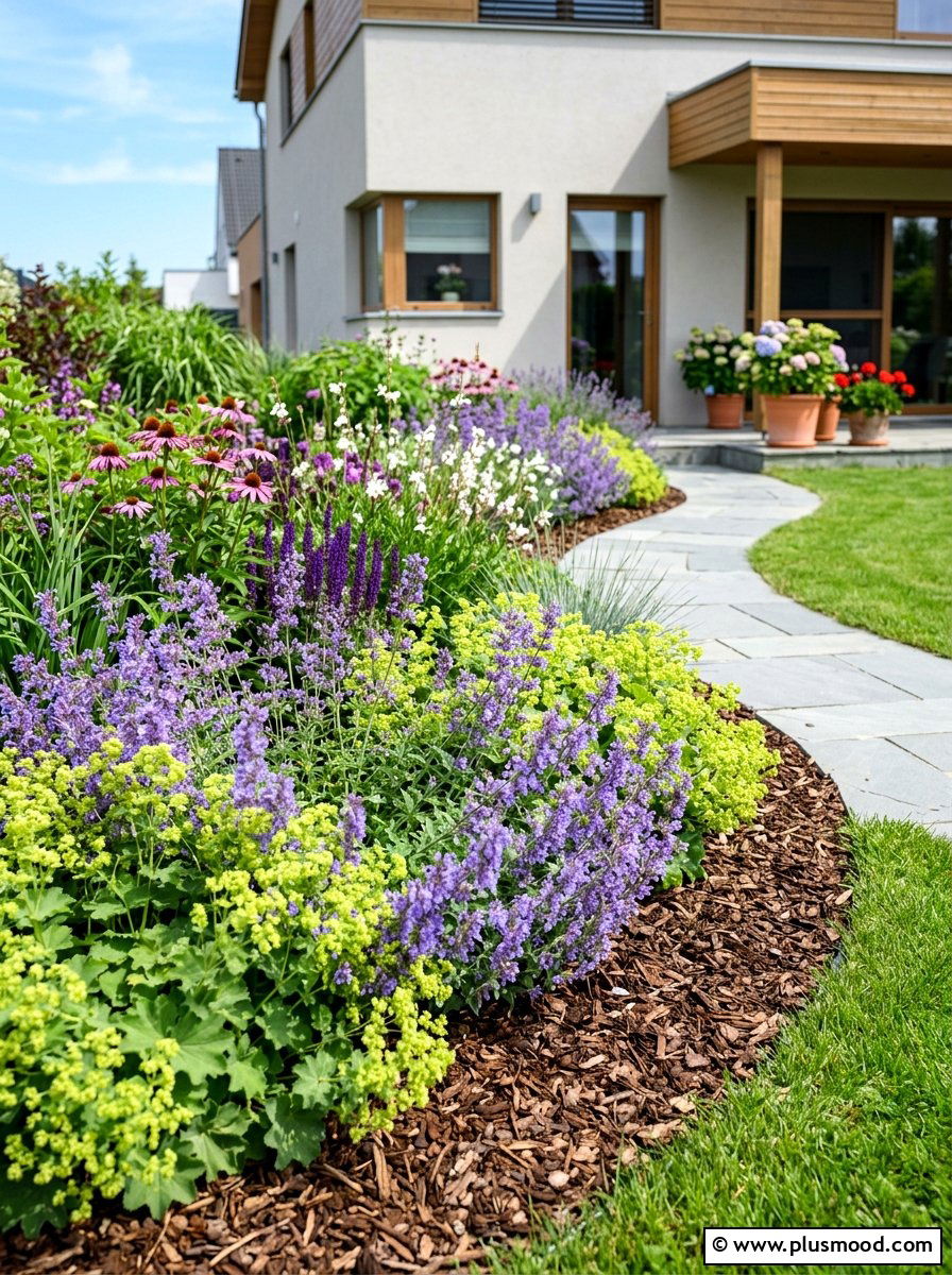 Low Maintenance Summer Flower Border - 25 summer flower bed border ideas