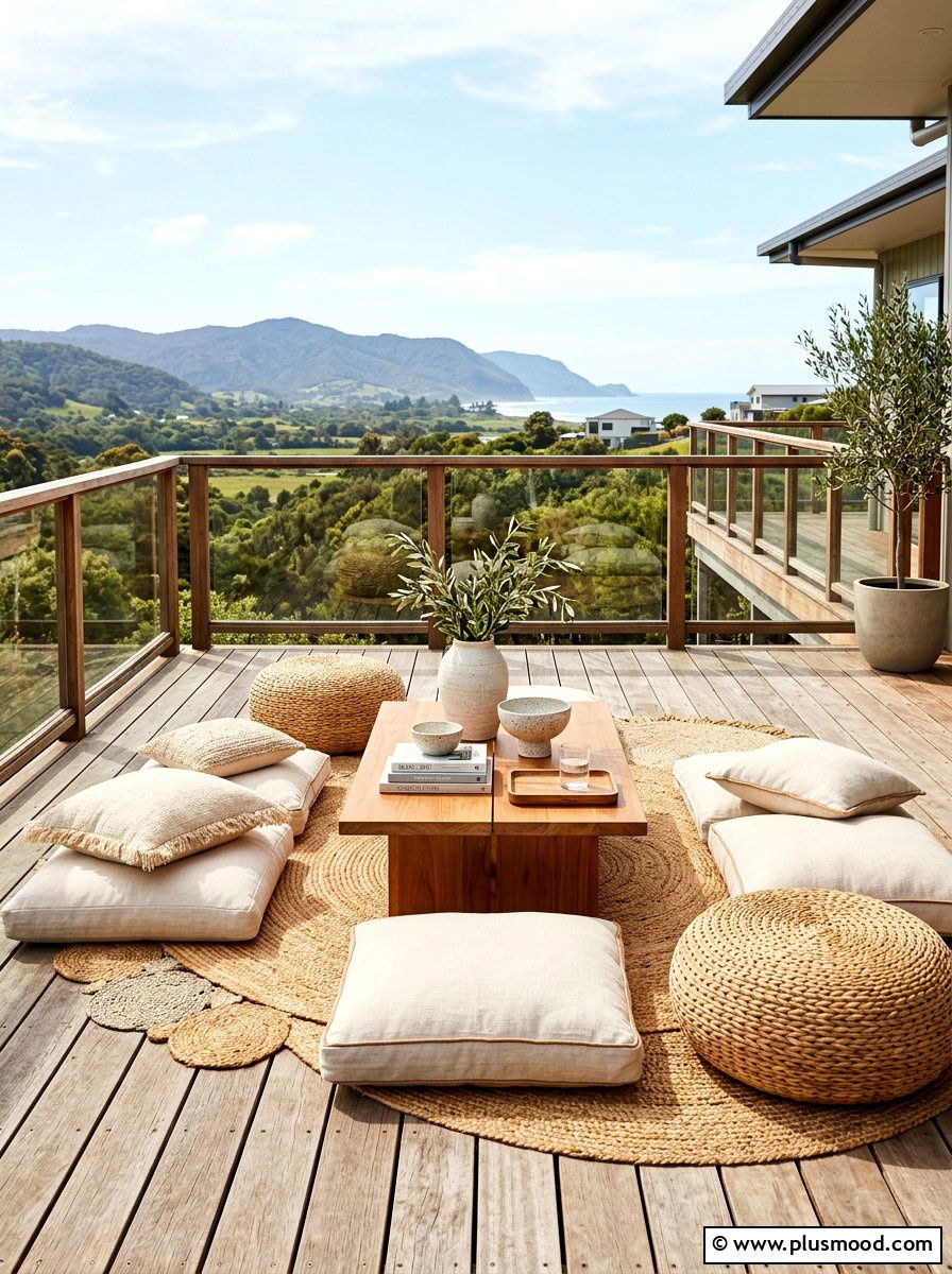 Low Profile Floor Seating - 25 summer outdoor lounge party ideas
