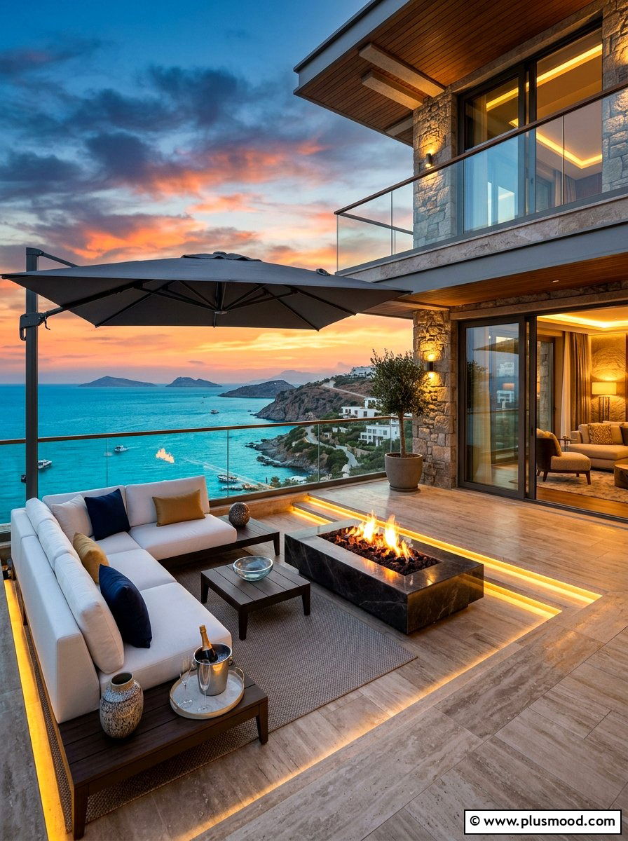 Luxury Coastal Resort Balcony - 25 summer coastal balcony ideas