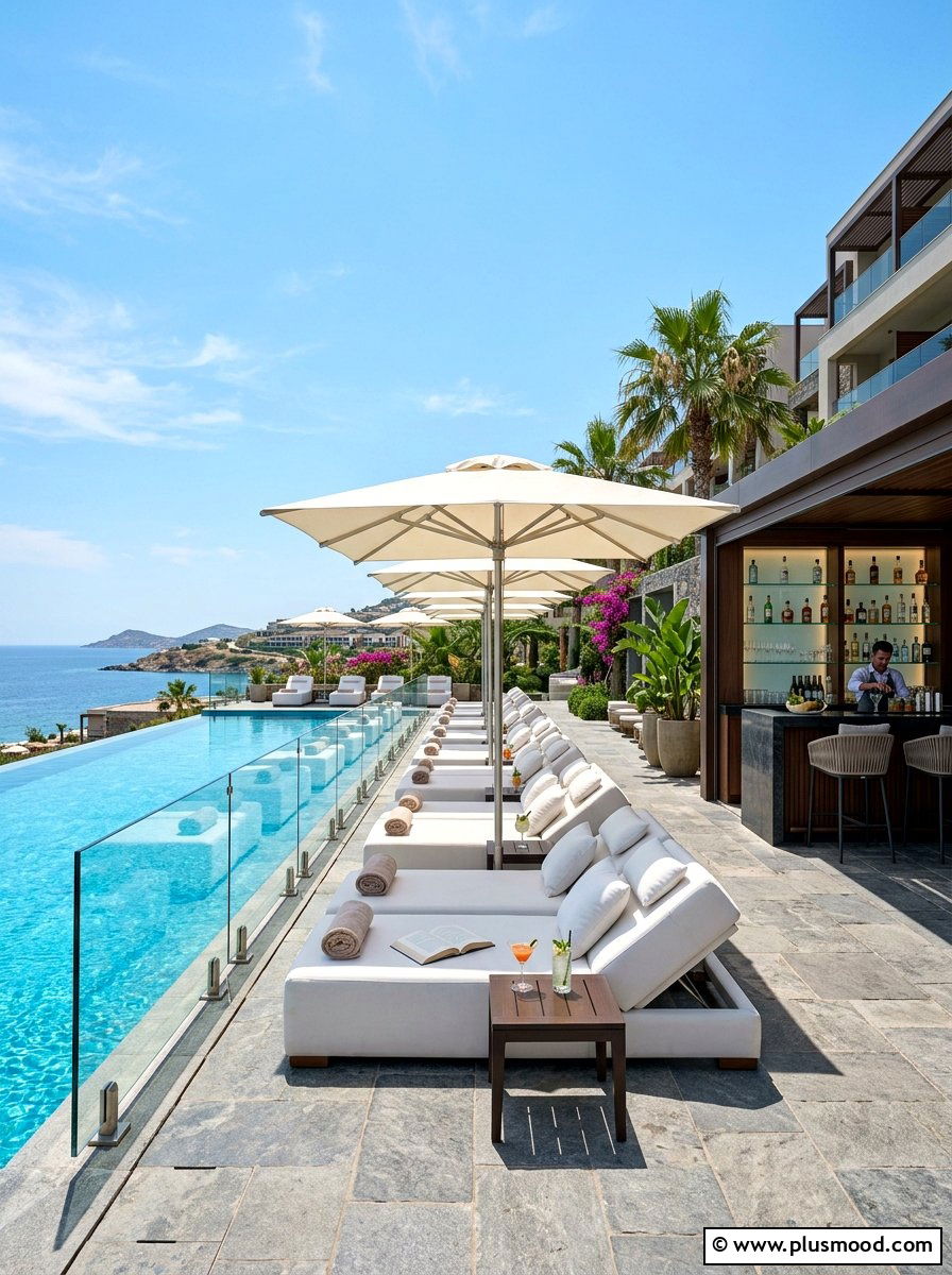 Luxury Poolside Patio - 25 summer patio decor ideas