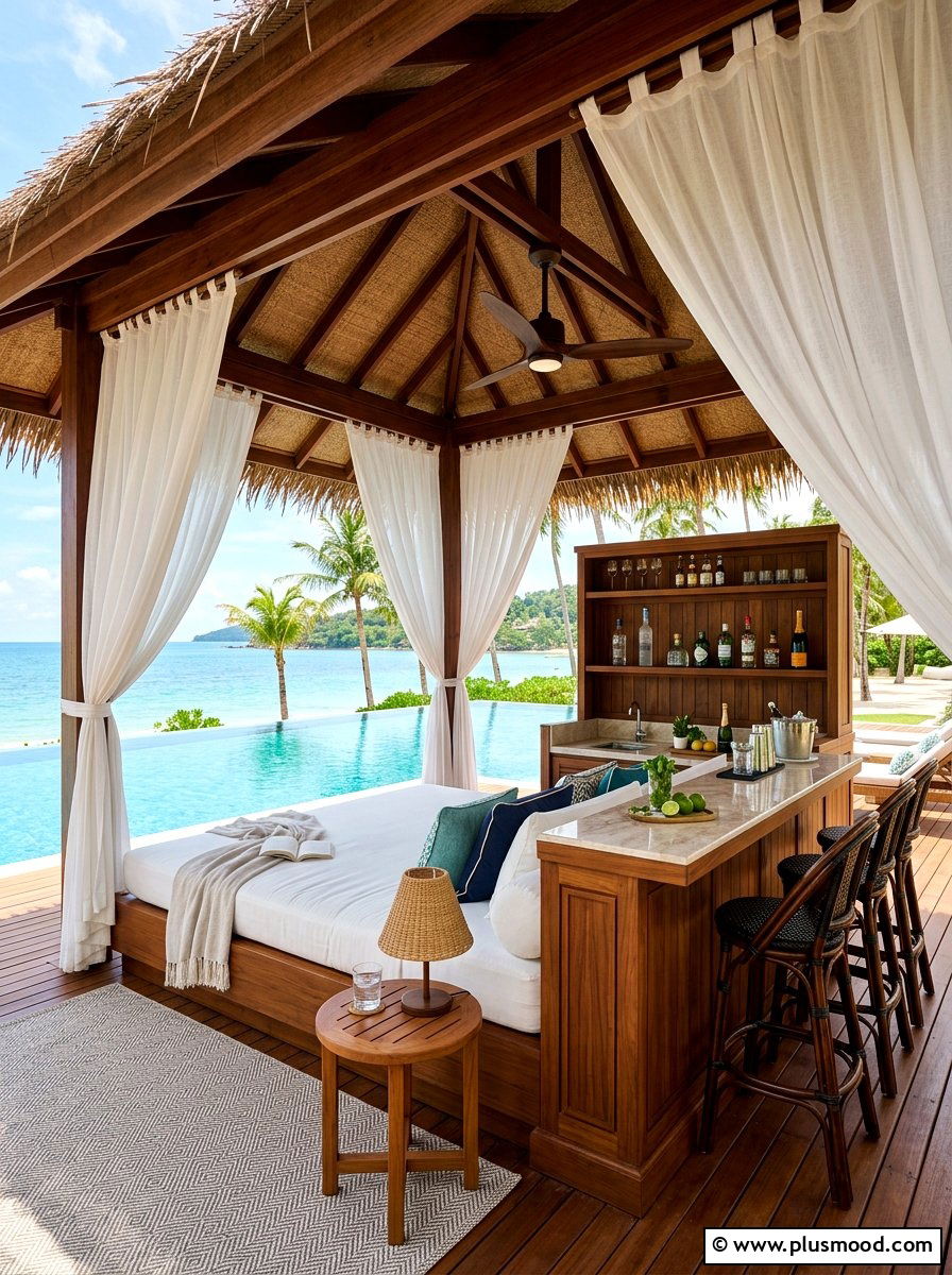 Luxury Resort Cabana - 25 summer cabana ideas