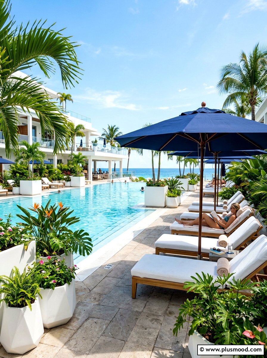 Luxury Resort Style Poolside - 25 summer patio styling ideas