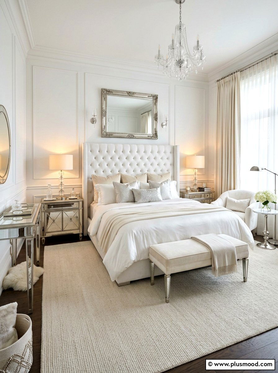Luxury White Bedroom - 25 white summer bedroom ideas