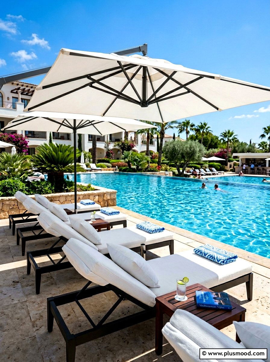 Luxury poolside patio lounge - 25 late summer patio decor ideas