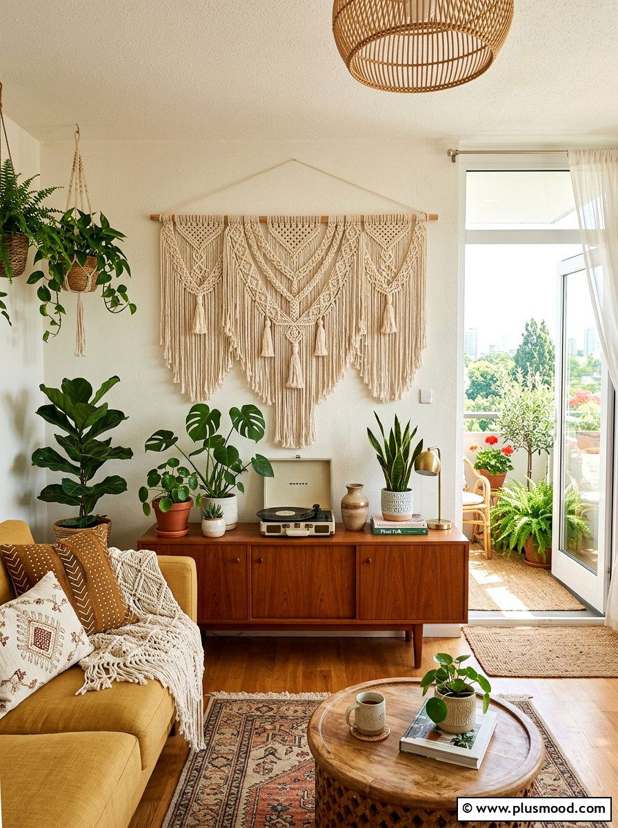 Macrame Hangings - 25 summer decor ideas for apartments