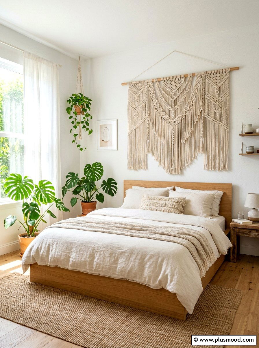 Macrame Wall Decor - 25 summer boho decor ideas