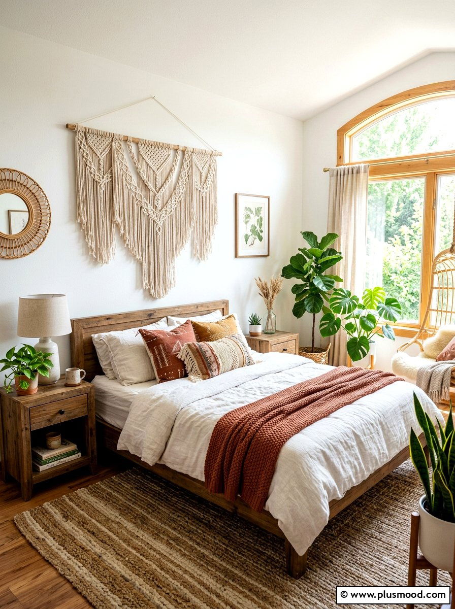 Macrame Wall Hanging - 25 late summer home decor ideas