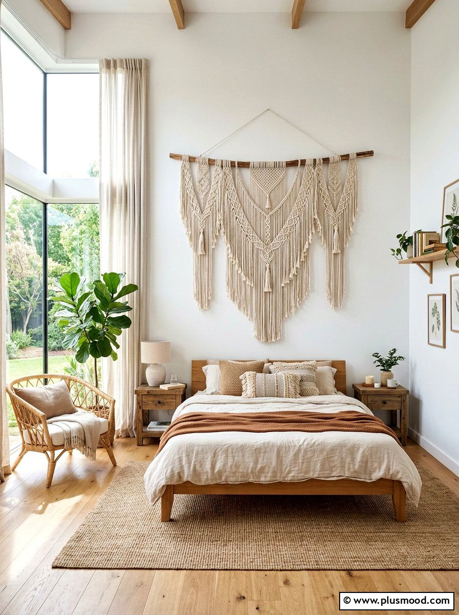 Macrame Wall Hanging - 25 summer boho home decor ideas