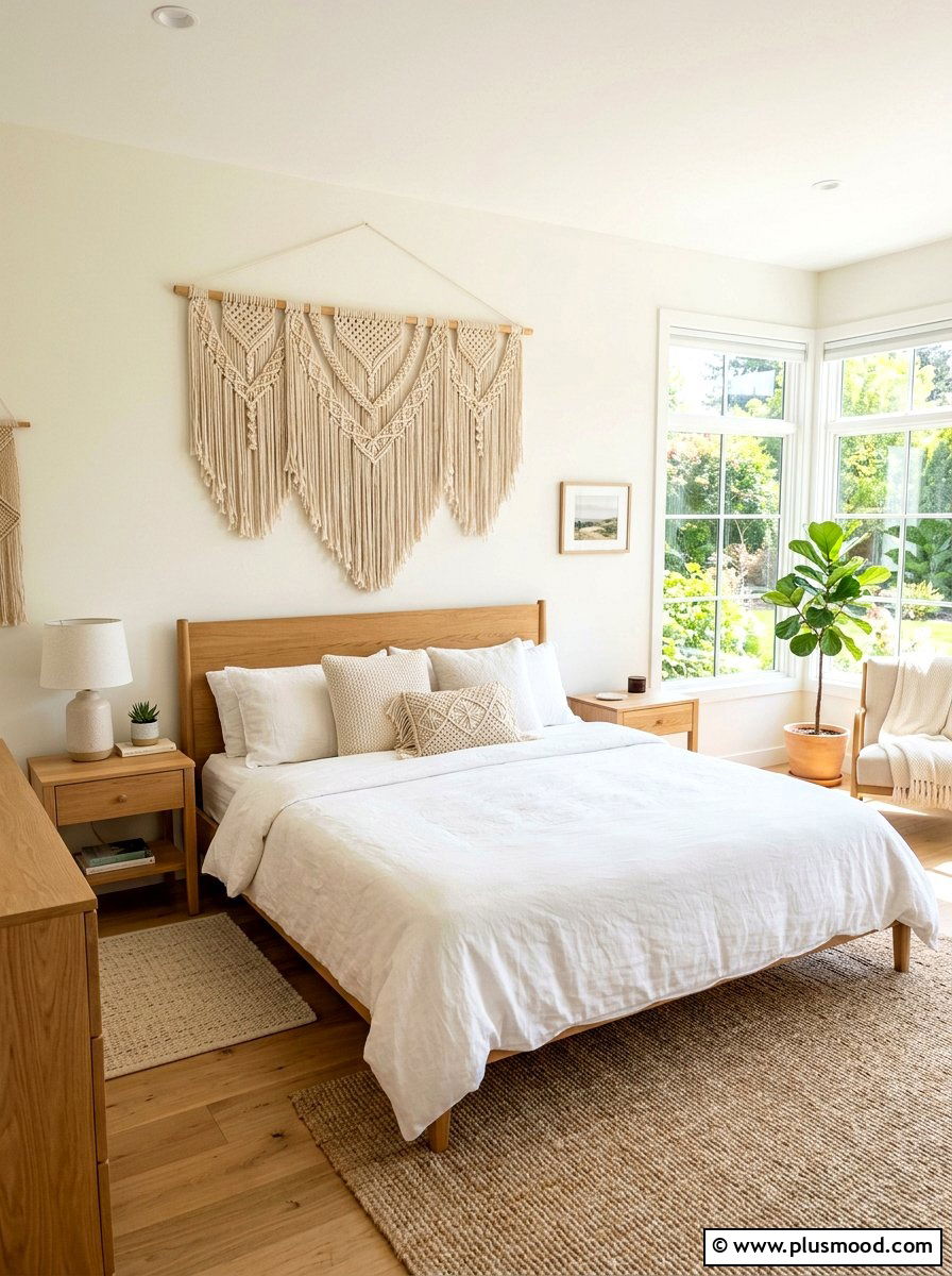 Macrame Wall Hanging Bedroom - 25 summer wall decor ideas for bedroom