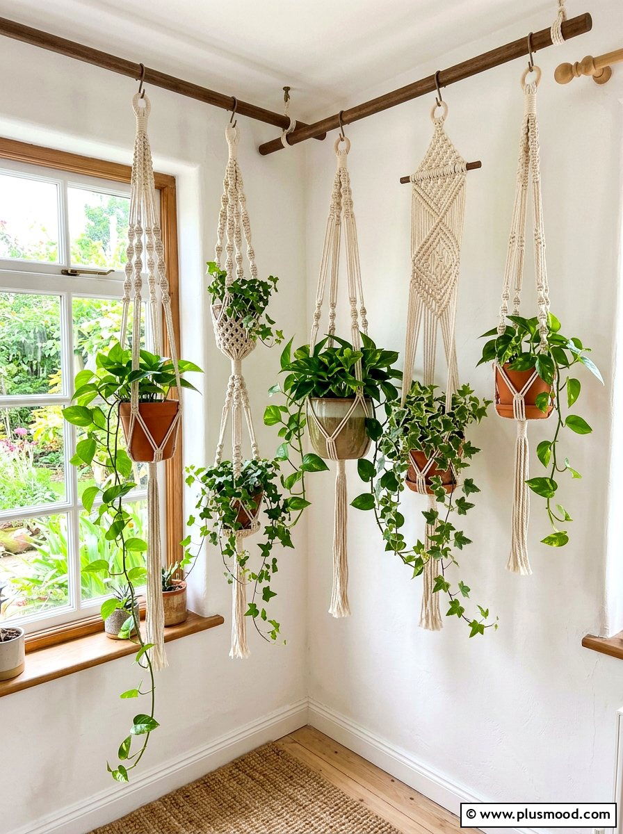Macrame plant hanger - 25 trending summer home decor ideas