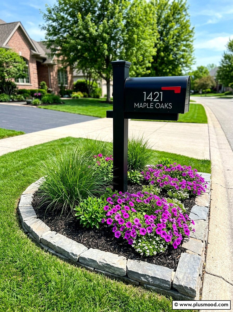 Mailbox Landscaping - 25 summer tidy front yard ideas