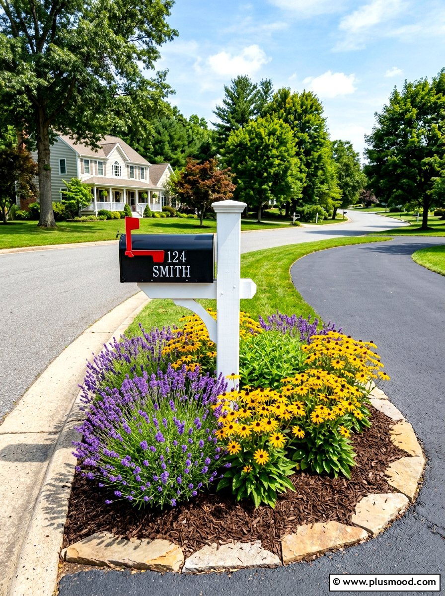 Mailbox Landscaping Bed - 25 late summer curb appeal ideas