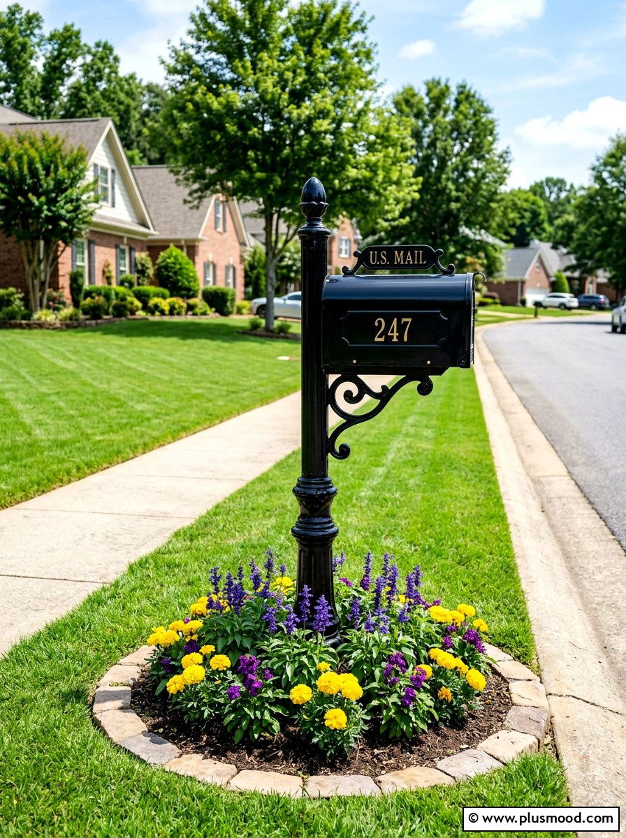 Mailbox Upgrade - 25 summer easy curb appeal ideas