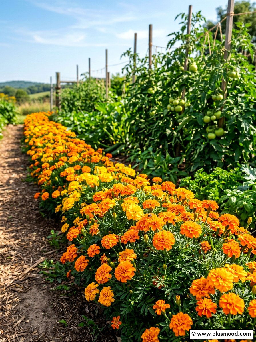 Marigold Edge - 25 summer cutting garden ideas