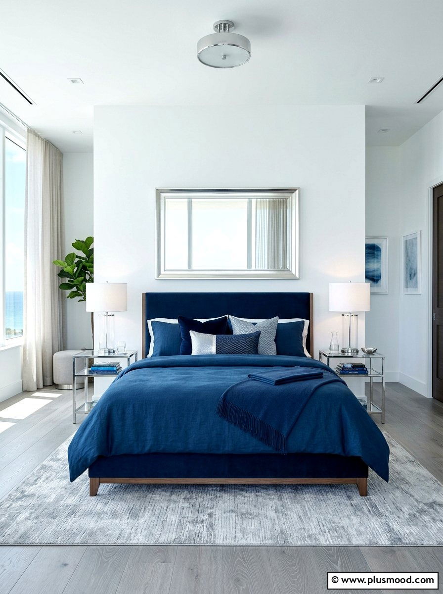 Marine Blue Bedding - 25 summer bedding ideas