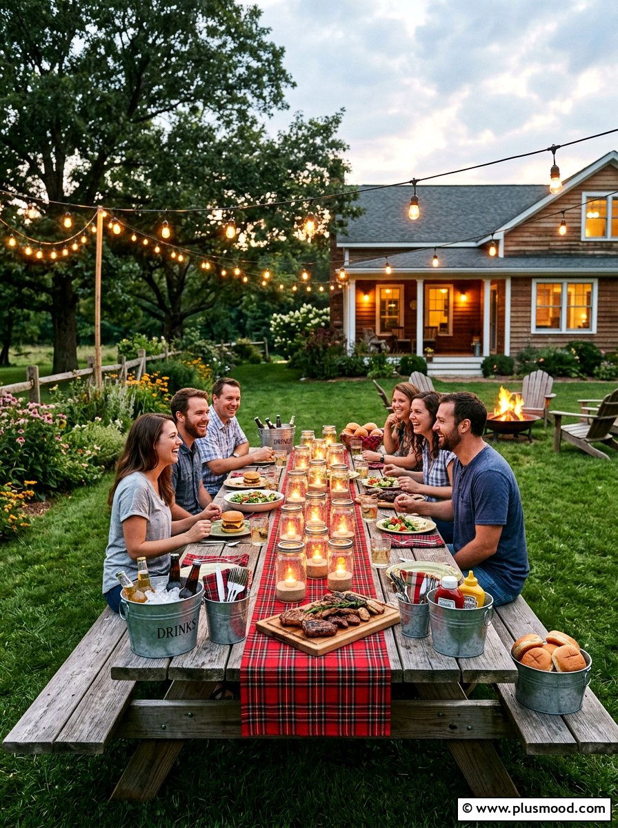 Mason jar lanterns for outdoor tables - 25 summer lantern decor ideas for parties