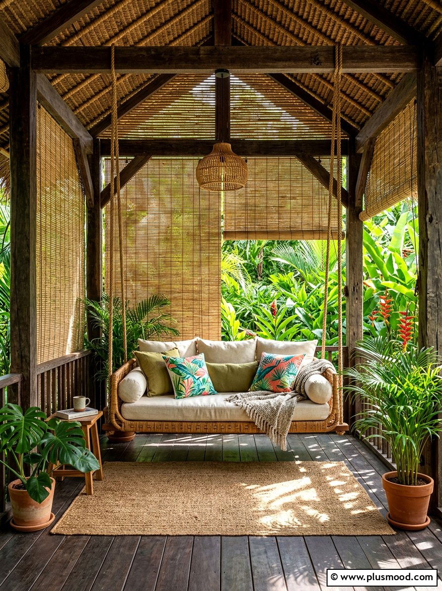 Matchstick Wood Blinds - 25 summer breezy window treatment ideas