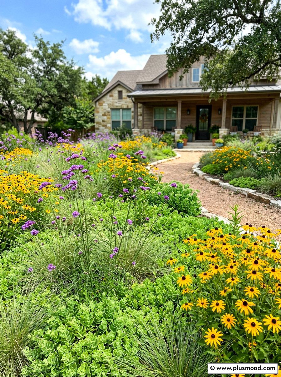 Matrix Planting - 25 summer front yard garden ideas