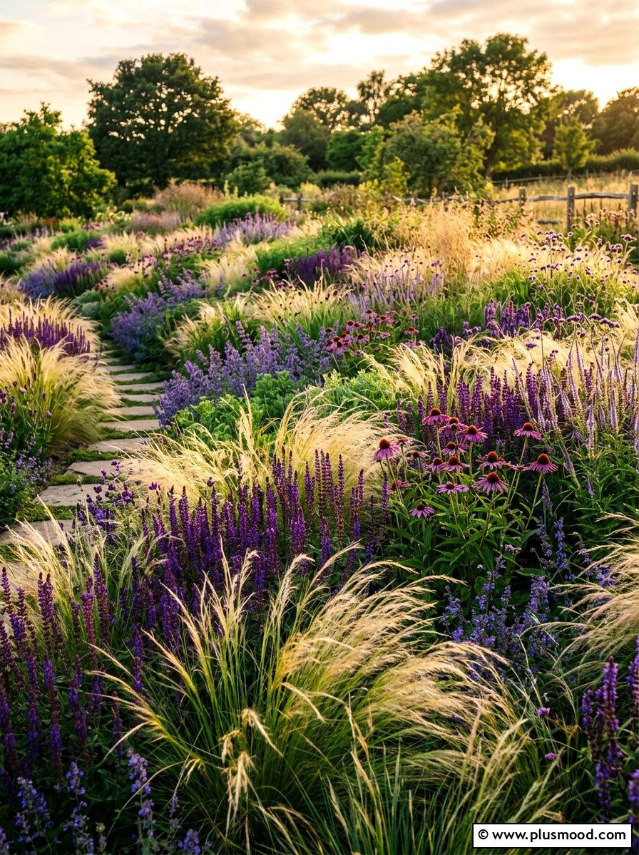 Matrix planting scheme - 25 summer hot weather landscaping ideas